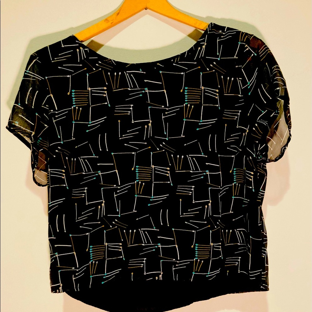 Matchbook print short sleeve shirt